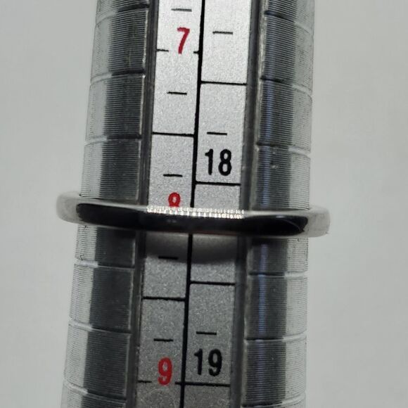 Sterling Silver CZ V Shaped Marquise Ring (8) - Picture 7 of 7